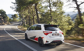 &bdquo;Toyota Yaris GRMN&ldquo; bandymai lenktynių trasoje