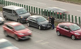 Penktadienį dėl techninių eismo įvykių Vilnių sukaustė spūstys