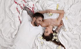 Ieva Zasimauskaitė ir Justinas Jarutis įsiamžino romanti&scaron;koje fotosesijoje