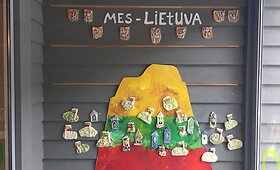 Pradinės mokyklos &bdquo;Upė&ldquo; &scaron;ventės akimirka