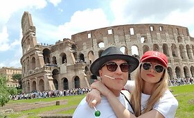 Gedimino Juodeikos ir Živilės Joneikaitės atostogos Italijoje