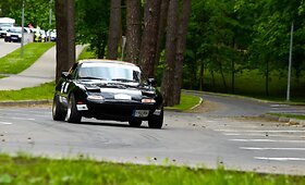 Greituminio slalomo čempionato akimirkos