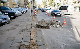 Tęsiama Antakalnio gatvės rekonstrukcija