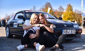 Plungėje paai&scaron;kėjo automobilių slalomo greičiausieji