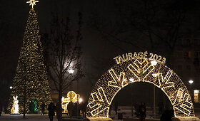 Tauragės Kalėdų eglės įžiebimas