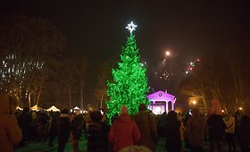 Jurbarko Kalėdų eglutės įžiebimas