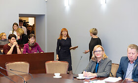 &Scaron;vietimo ir mokslo ministrės susitikimas su &scaron;vietimo profsąjungų atstovais