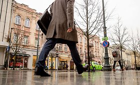 Į Vilnių grįžta lietingi orai