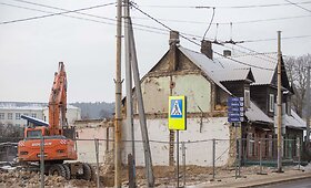 Nugriautas namas Sėlių gatvėje