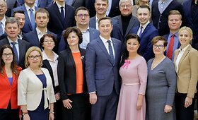 Artūro Zuoko spaudos konferencijos metu buvo pristatyta jo žmonių komanda