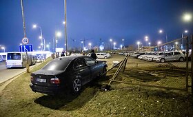 BMW ir autobuso avarija Ukmergės gatvėje