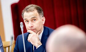 Seimo socialdemokratų darbo frakcijos posėdis į kurį buvo pakviestas Rokas Masiulis