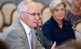 Ministro Algirdo Monkevičiaus spaudos konferencija dėl mokslo metų trukmės