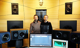 Lino Adomaičio garso įra&scaron;ų studijos &bdquo;LA Studio&ldquo; atidarymas