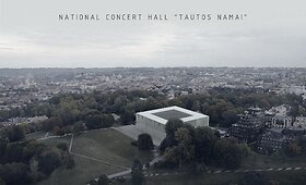 &bdquo;Mirage&ldquo; architektų studijos pasiūlymas koncertų salei ant Tauro kalno