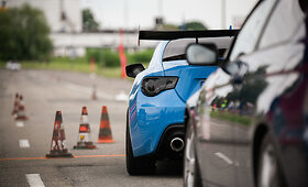 Automobilių slalomo varžybos Panevėžyje 2019