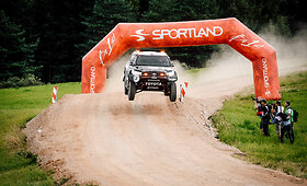 B.Vanago pasirodymas &bdquo;Rally Estonia&ldquo;