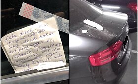 Incidentas &bdquo;Mega&ldquo; stovėjimo aik&scaron;telėje
