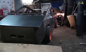 Rusijoje sukurtas &bdquo;Tesla Cybertruck&ldquo; automobilis