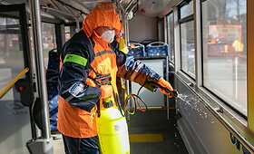 Vie&scaron;ojo transporto dezinfekcija Vilniuje