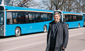 Klaipėdoje pristatyti &bdquo;Dancer&ldquo; elektriniai autobusai