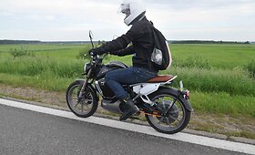 Elektromobilių lenktynių akimirkos