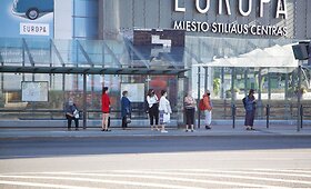 Europos aik&scaron;tės stotelės rekonstrukcija
