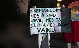 Demonstracija, siekiant atkreipti dėmesį į klimato kaitą