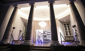 Tradicinis VIlniaus knygų mugės užsienio svečių susitikimas Vilniaus rotu&scaron;ėje