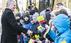 Gitanas Nausėda atvyko į Kazlų Rūdą