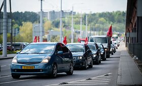 &bdquo;Didžiojo &scaron;eimos gynimo mar&scaron;o&ldquo; kolonos rikiuojasi Vilniuje