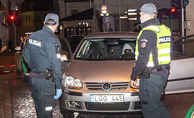 Naktinis policijos reidas penktadienio vakarą