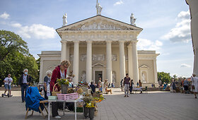 Žolinė Vilniaus Katedros aik&scaron;tėje