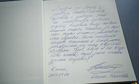 Gitanas ir Diana Nausėdos lankėsi Krep&scaron;inio namuose