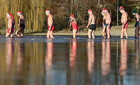 Berlyniečių Kalėdos vandenyje