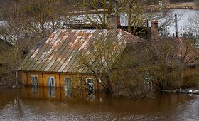 Sausį latvius užklupęs didžiulis potvynis