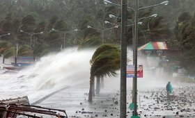 Filipinus pasiekė galingas taifūnas Haiyan