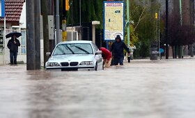 Argentinoje stiprios liūtys sukėlė potvynius