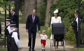 Princo Williamo ir Kembridžo hercogienės Catherine dukters Charlotte krik&scaron;tynos