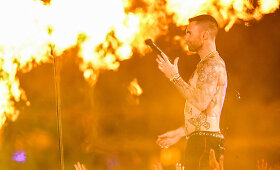 &bdquo;Maroon 5&ldquo; &scaron;ou per didžiąją &bdquo;Super Bowl&ldquo; pertrauką