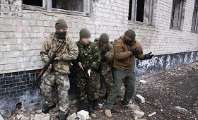 Lietuvis karo instruktorius treniruoja į frontą i&scaron;vykstančius Ukrainos karius