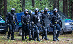 Rūdninkų poligone &ndash; migrantų mai&scaron;tas