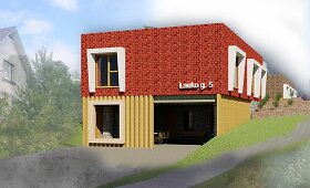 Naujausias grupinio gyvenimo namų projektas Lauko gatvėje Žiežmariuose