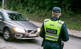 Vilniaus policijos pareigūnai tikrino ar saugiai vežami vaikai