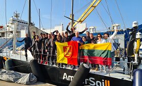&bdquo;Ambersail 2&ldquo; sugrįžo į Klaipėdos uostą