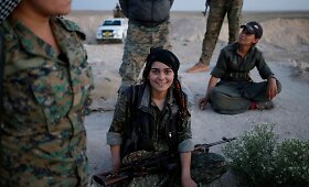 Su &bdquo;Islamo valstybe&ldquo; Irake kovojantis Sindžaro pasiprie&scaron;inimo būrys