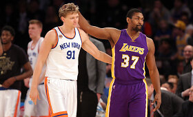 &bdquo;Knicks&ldquo; vargai ir dienos tęsiasi: pralaimėjimas &bdquo;Lakers&ldquo;