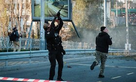 Pirmadienio rytą Ukrainos sostinė atakuota Irano dronais