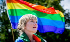 Baltic Pride 2016 eitynių &bdquo;Už lygybę!&rdquo; dalyviai