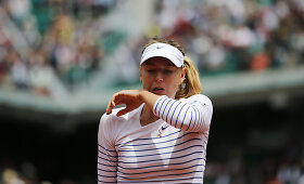 Marija &Scaron;arapova patyrė pralaimėjimą ir neapgynė &bdquo;Roland Garros&ldquo; čempionės titulo